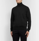 The Row - Ronald Slim-Fit Wool Rollneck Sweater - Black