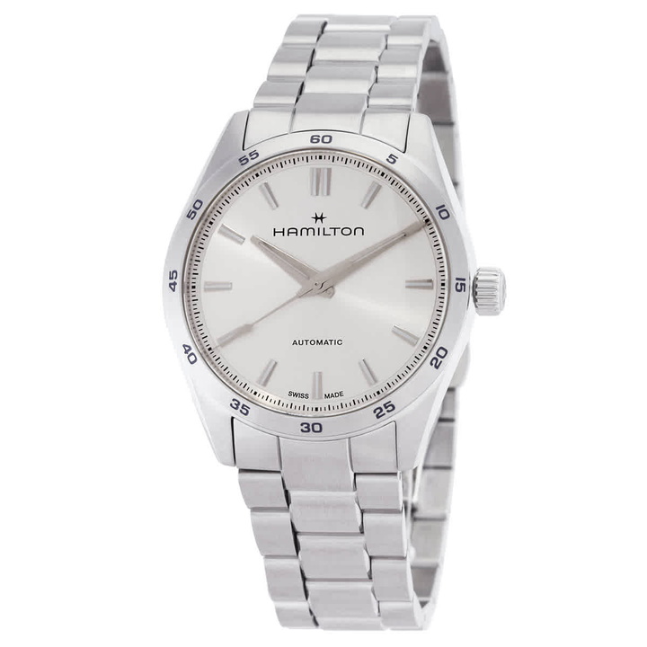 Photo: Hamilton Jazzmaster Performer Automatic Silver Dial Watch H36105150