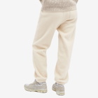 DUNST Women's Unisex Boucle Jogger Pants in Cream