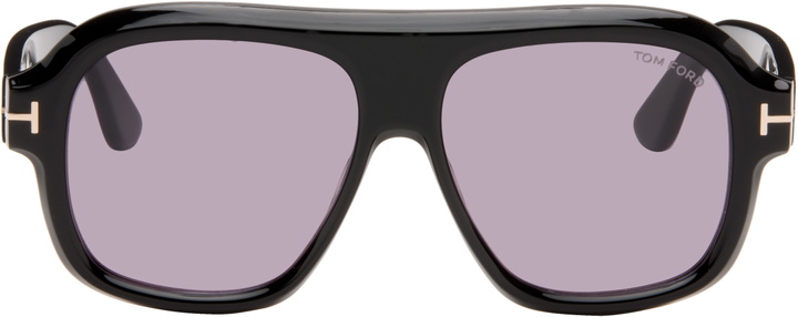 Photo: TOM FORD Black Rhonda Sunglasses