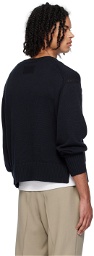 Guest in Residence Navy Breezy Sweater