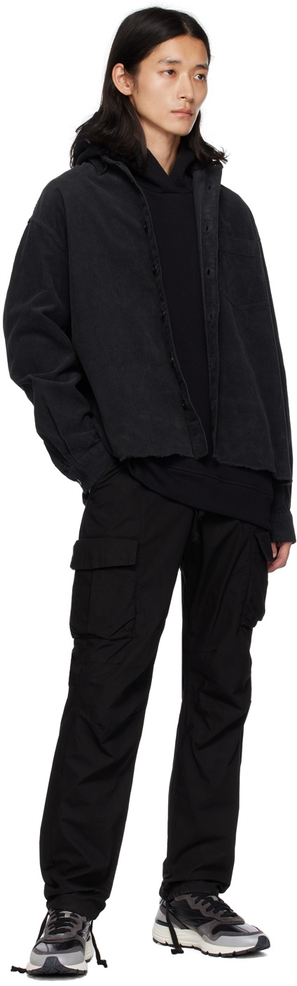 John Elliott Black Villain Hoodie John Elliott