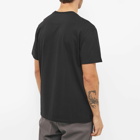 Valentino Men's VLTN Embroidered T-Shirt in Nero