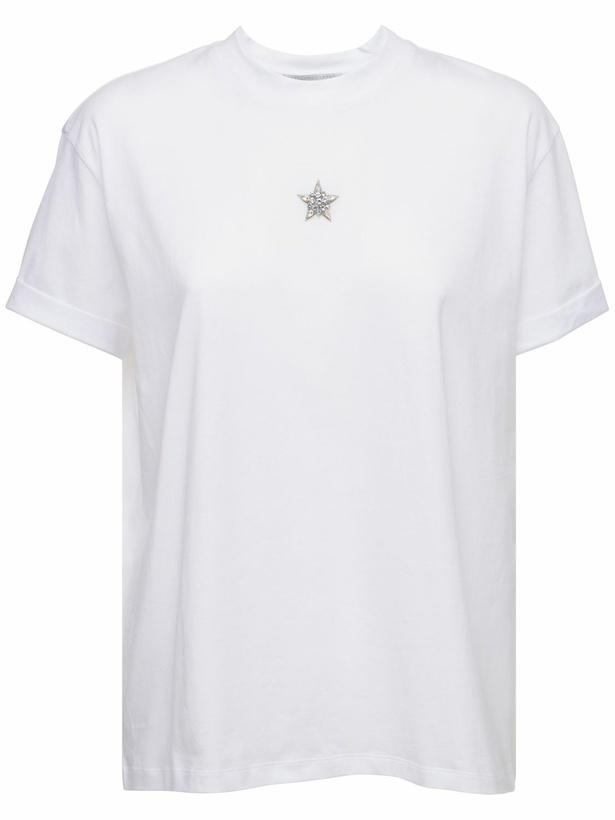 Photo: STELLA MCCARTNEY Crystal Star Cotton Jersey T-shirt