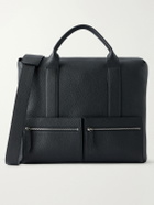 Métier - Racer 40 Pebble-Grain Leather Tote Bag - Black
