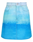 Marni Womens Denim skirt Light in Blue