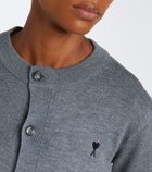 Ami Paris Ami de Cœur wool cardigan