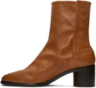 Maison Margiela Brown Camel Tabi Boots