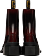 Dr. Martens Burgundy Maybole Square Toe Chelsea Boots