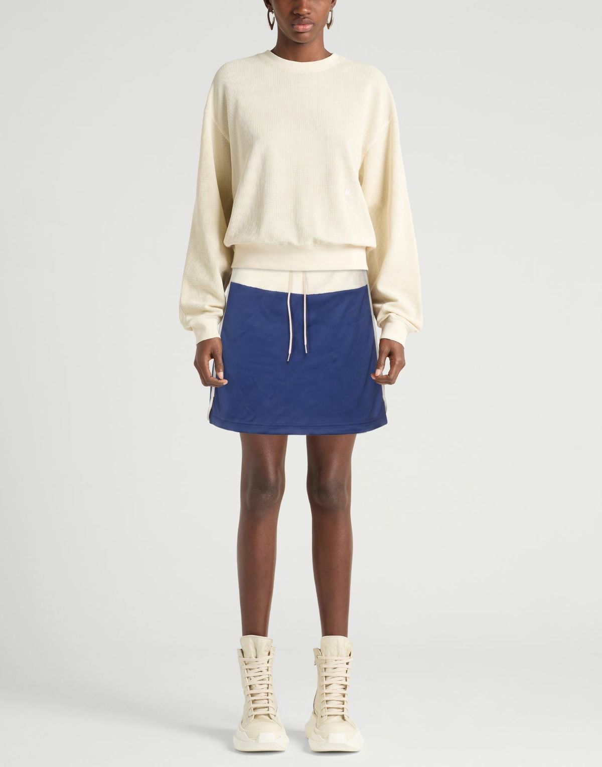 Wales Bonner Womens Mini skirt in Navy