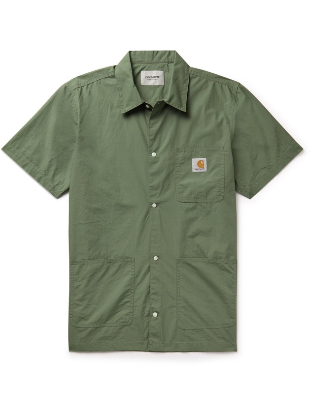 Photo: CARHARTT WIP - Creek Organic Cotton-Poplin Shirt - Green