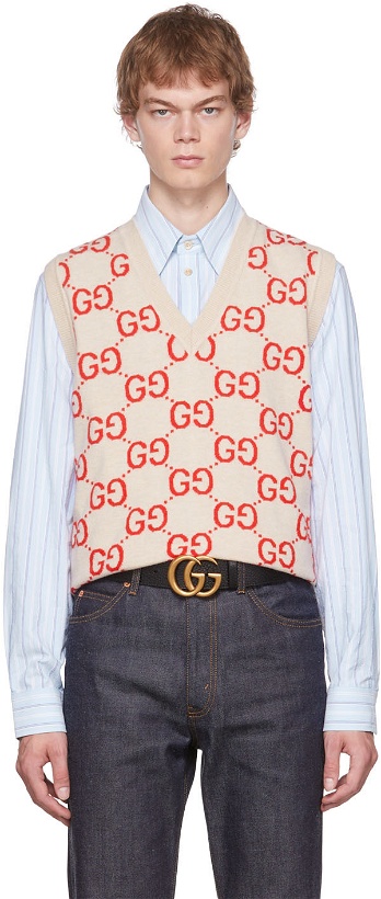 Photo: Gucci Off-White GG Vest