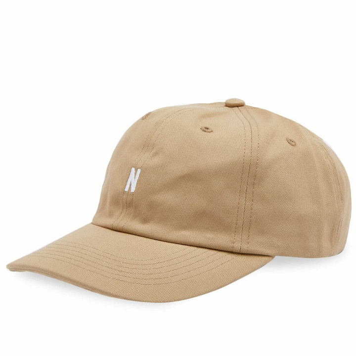 Photo: Norse Projects Men's Twill Sports Cap in Utility Khaki