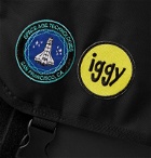 iggy - Logo-Appliquéd Canvas Messenger Bag - Black