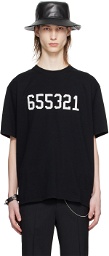UNDERCOVER Black Embroidered T-Shirt