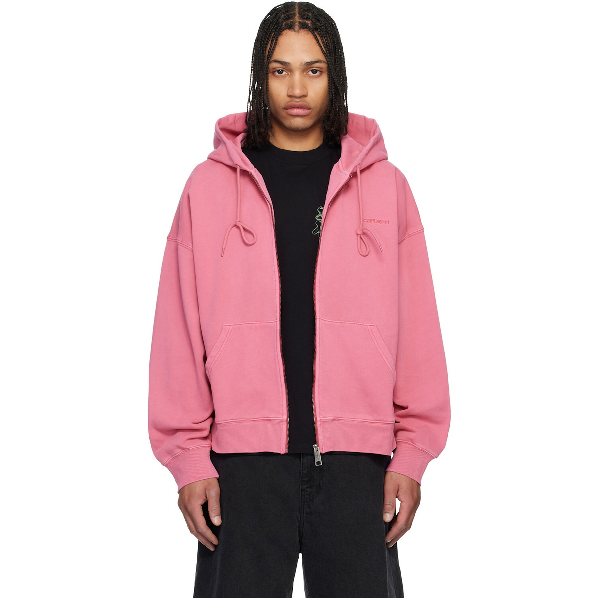 Carhartt Work In Progress Pink Benton Hoodie