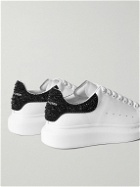 Alexander McQueen - Studded Exaggerated-Sole Leather Sneakers - White