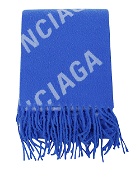 BALENCIAGA - Allover Logo Wool Scarf