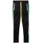 AMIRI - Skinny-Fit Webbing-Trimmed Tech-Jersey Sweatpants - Black