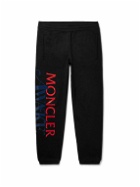 Moncler Genius - Awake NY 2 Moncler 1952 Tapered Logo-Print Cotton-Jersey Sweatpants - Black