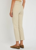 Joseph Coleman Straight-leg Stretch-cotton Trousers Cream