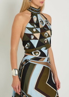 Pucci Printed Silk top - Multicoloured - One Size
