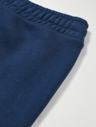adidas Originals - Straight-Leg Logo-Embroidered Cotton-Blend Jersey Shorts - Blue