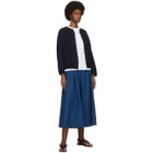 Blue Blue Japan Navy Yarn-Dyed Cardigan