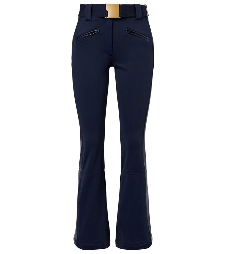 Photo: Goldbergh Alessia faux leather-trimmed ski pants