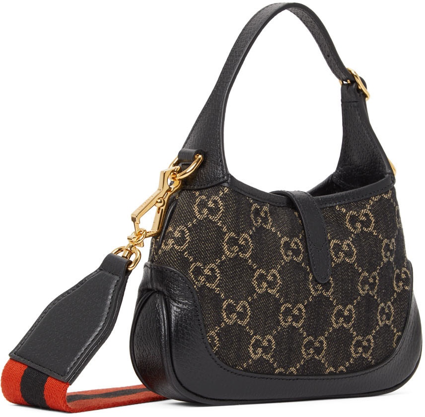 Gucci jackie 1961 small shoulder bag black - Fablle