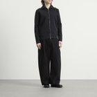 Jil Sander Men's Compact Zip Through Knit in Black
