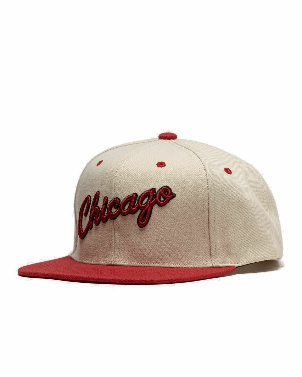 Photo: Mitchell & Ness Nba Sail 2 Tone Snapback Hwc Bulls White - Mens - Caps