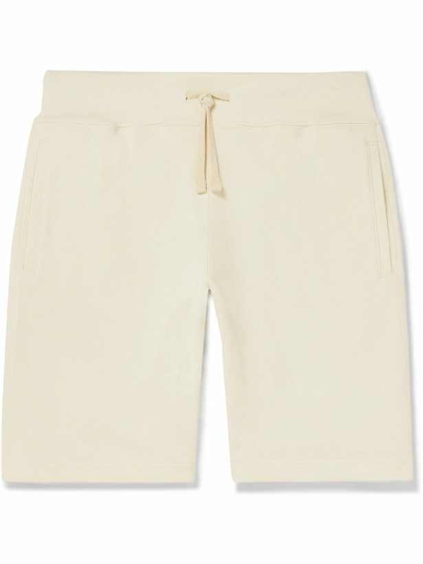 Photo: Beams Plus - Wide-Leg Cotton-Jersey Drawstring Shorts - Neutrals