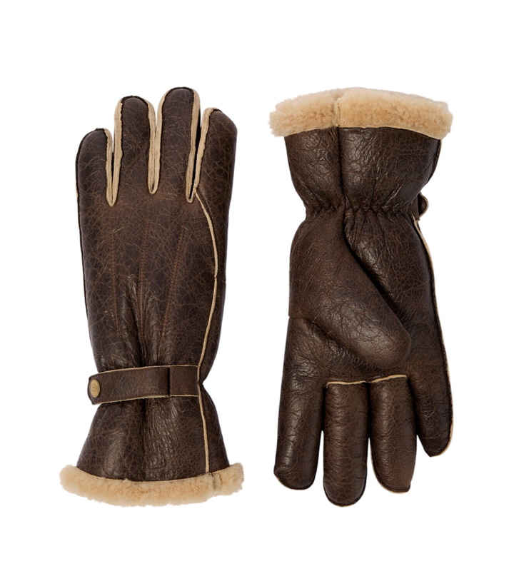 Photo: RRL Shearling-lined leather gloves