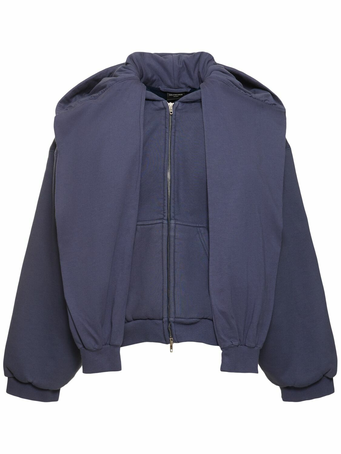 BALENCIAGA Incognito Cotton Blend Hoodie Balenciaga