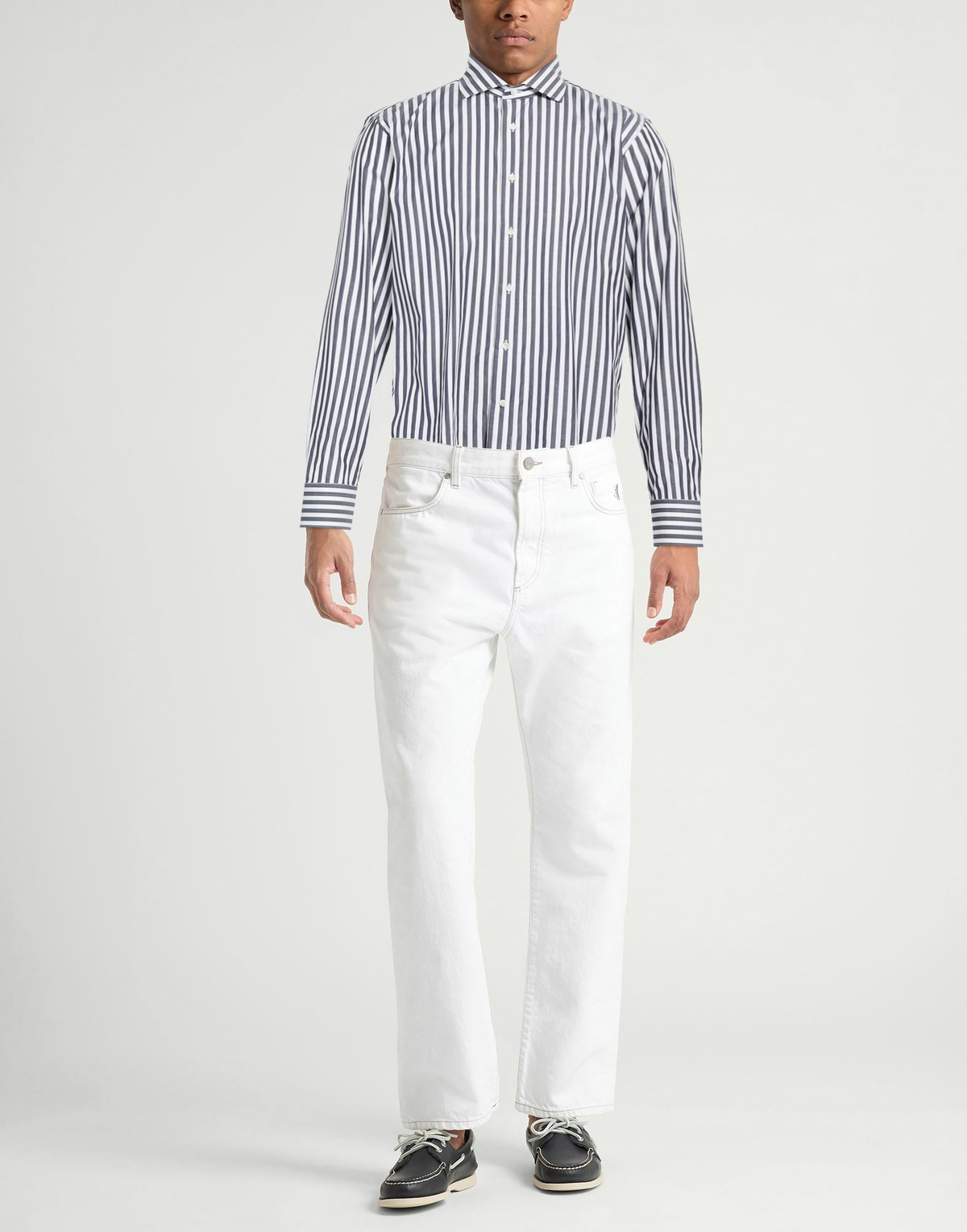 Canali Mens Shirt Charcoal