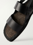 Castañer - Ken Leather Sandals - Black