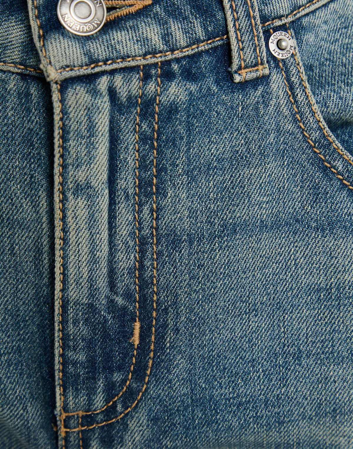 Mcqueen Womens Jeans in Blue