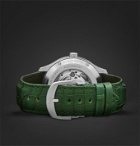 Piaget - Polo S Limited Edition Automatic 42mm Stainless Steel and Alligator Watch, Ref. No. G0A44001 - Green