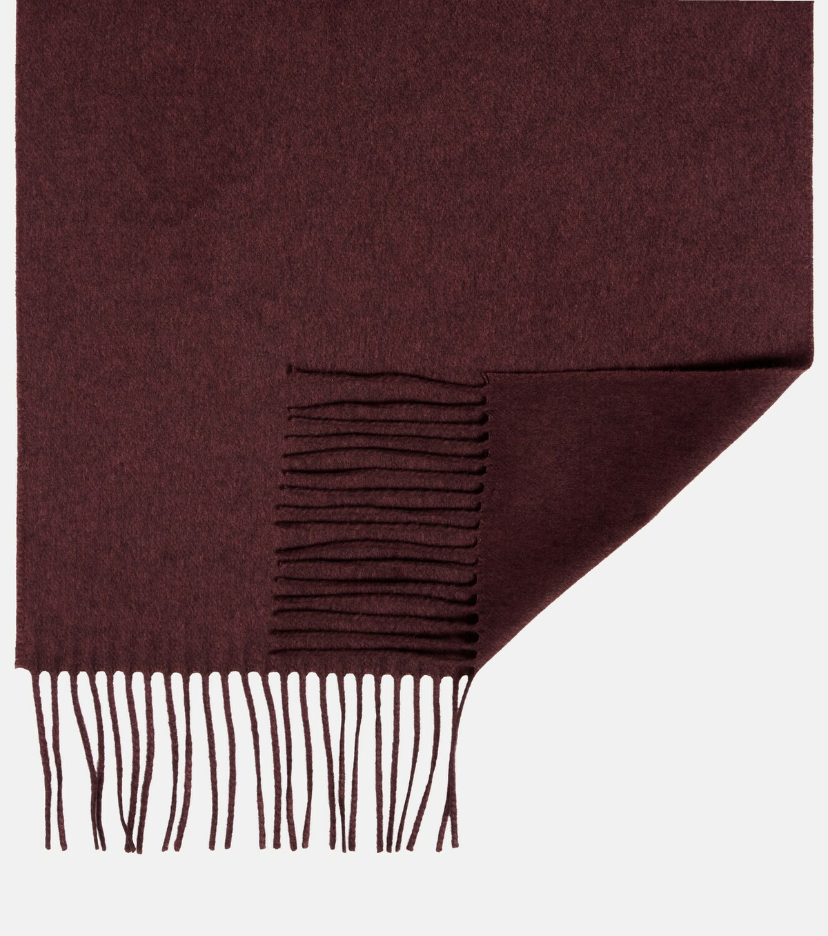 Prada Fringed silk and cashmere scarf
