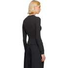 SKIMS Black Fits Everybody Long Sleeve T-shirt