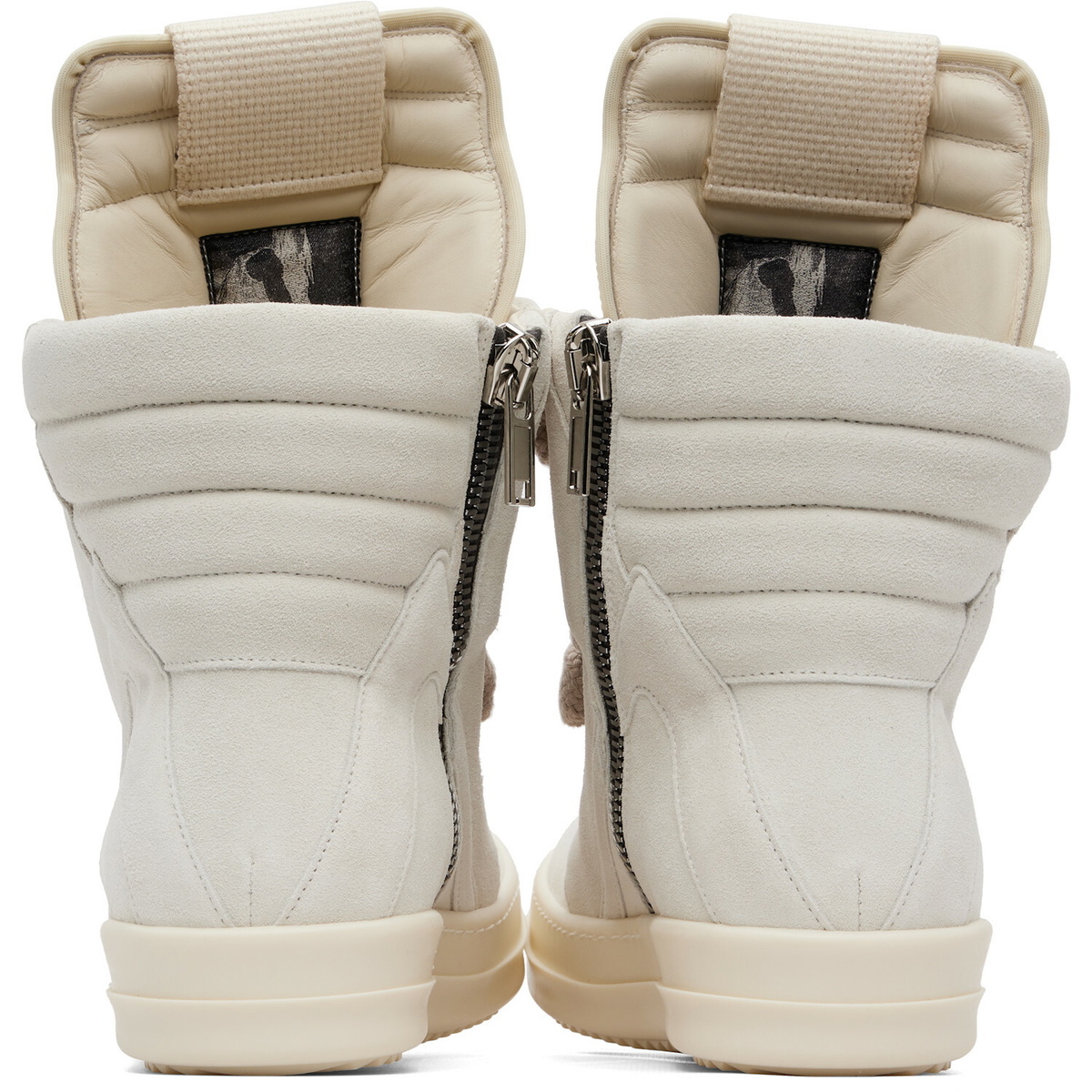 Rick Owens Off-White Tower Jumbolace Geobasket Sneakers