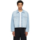 Studio Nicholson Blue Derby Denim Jacket