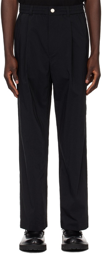 Photo: Solid Homme Black Drawstring Trousers
