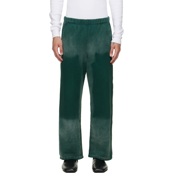 Photo: Les Tien Green Heavyweight Carpenter Workwear Sweatpants