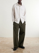 FRAME - Waffle-Knit Cotton Shirt - Neutrals