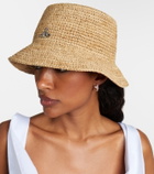 Vivienne Westwood Orb raffia bucket hat