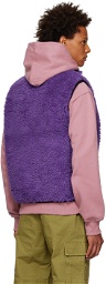 Stüssy Purple Sherpa Vest