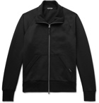 TOM FORD - Jersey Zip-Up Sweatshirt - Black