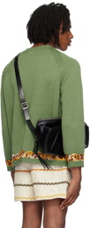 Bode Green Daisy Garland Sweater